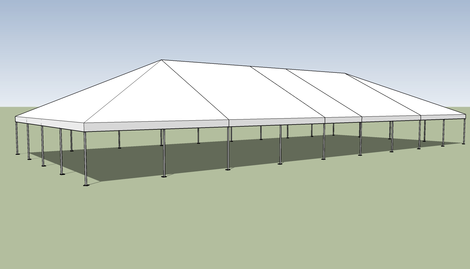 40x90 frame tent